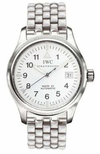 IWC Pilot's Watch Mark XV Stainless Steel / White / Bracelet IW3253-10 (IW325310)